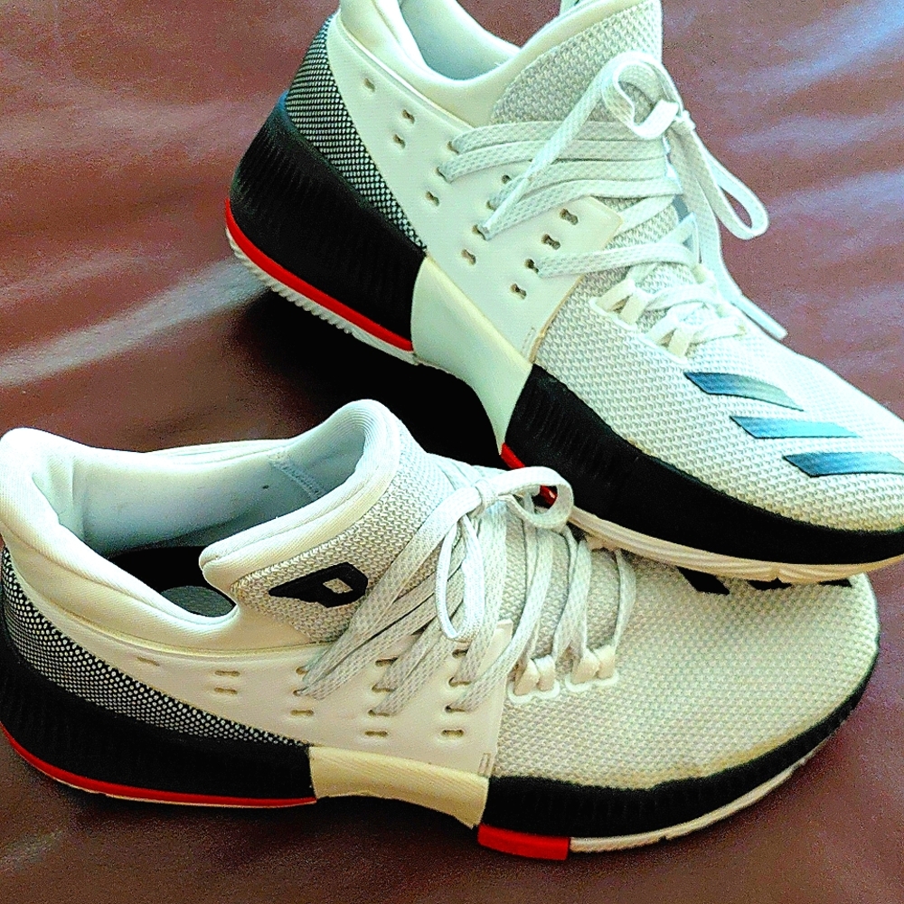 adidas White and Black Athletic Shoes